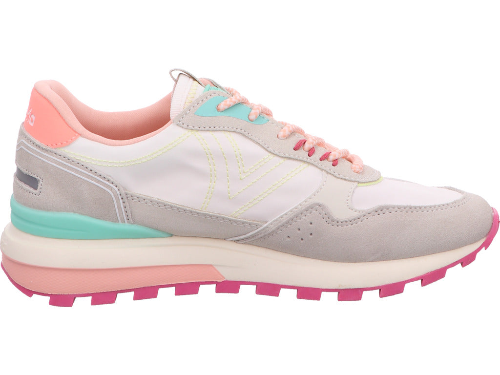 Victoria Damen Sneaker in weiß-bunt-kombiniert