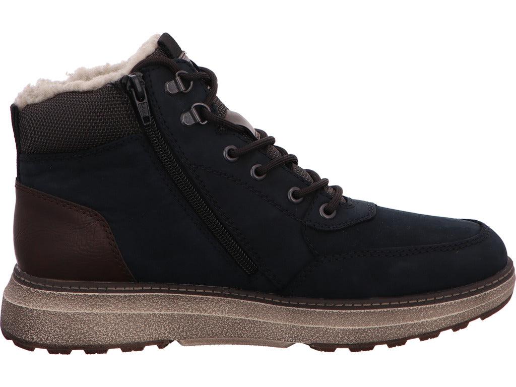 Rieker Herren Stiefel in blau-bunt-kombiniert