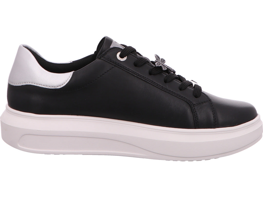 Rieker Damen Sneaker in schwarz-bunt-kombiniert