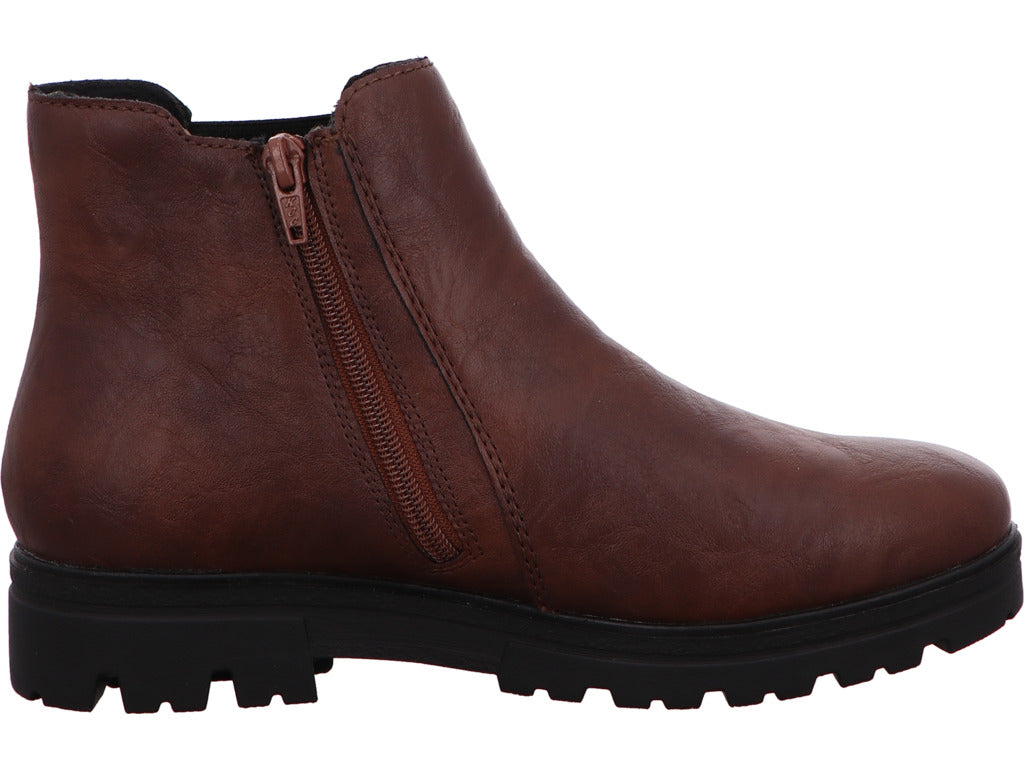 Rieker Damen Stiefel in braun-bunt-kombiniert