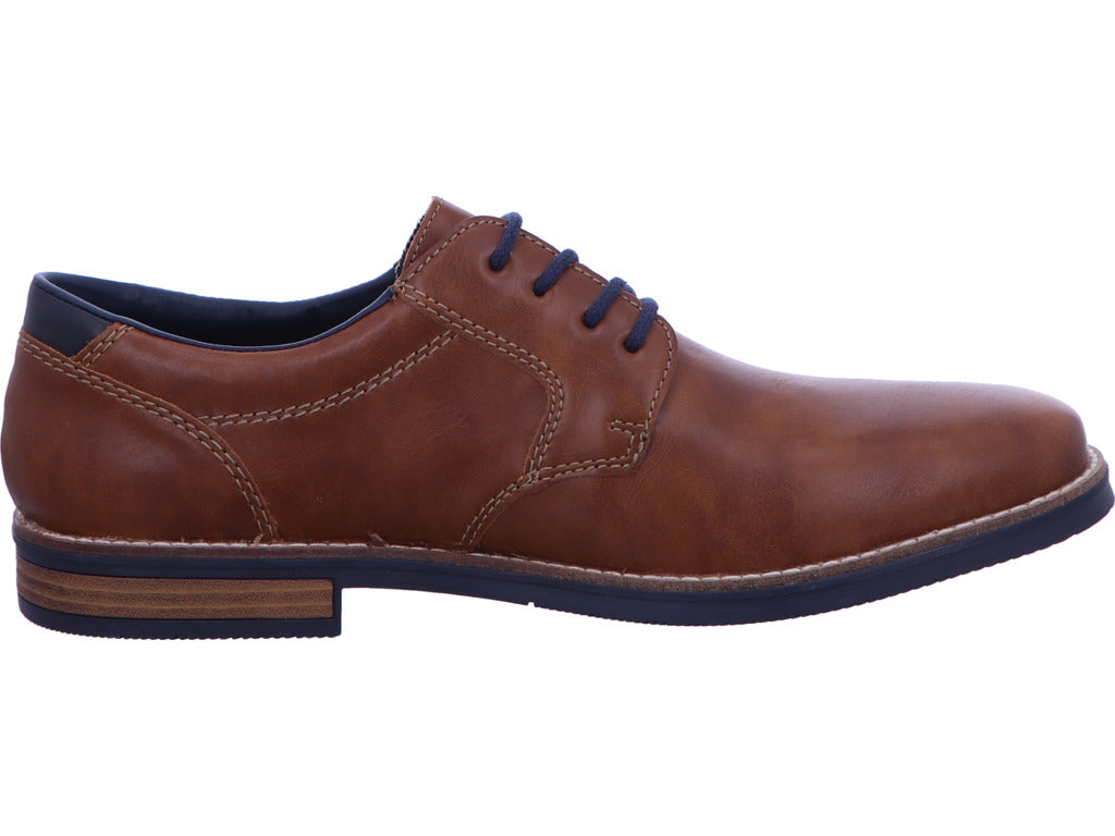 Rieker Herren Schnürschuh in braun-bunt-kombiniert