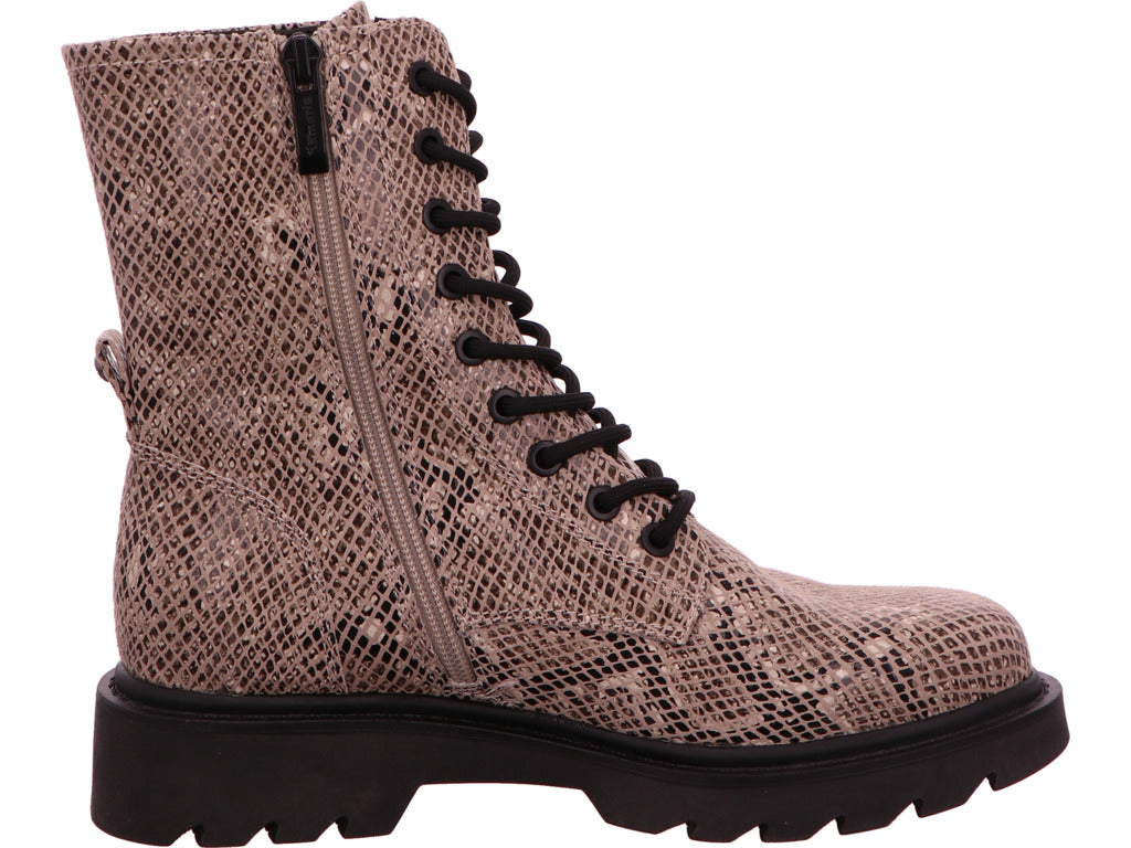 Tamaris Damen Stiefel in beige-kombiniert