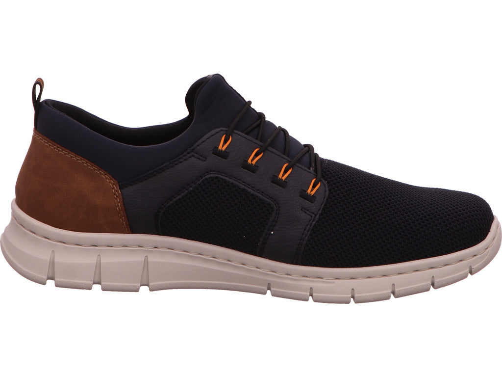 Rieker Herren Sneaker in blau-bunt-kombiniert