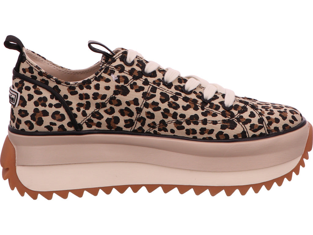 Tamaris Damen Sneaker in braun-bunt-kombiniert