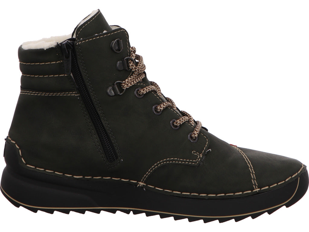 Rieker Damen Stiefel in grün-bunt-kombiniert