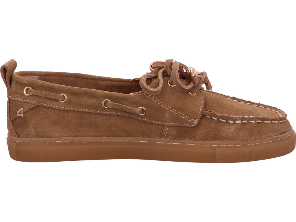 Poelman Damen Slipper in hellbraun