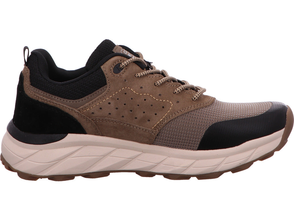 Camel Active herensneakers in een combinatie van grijs en meerdere kleuren.