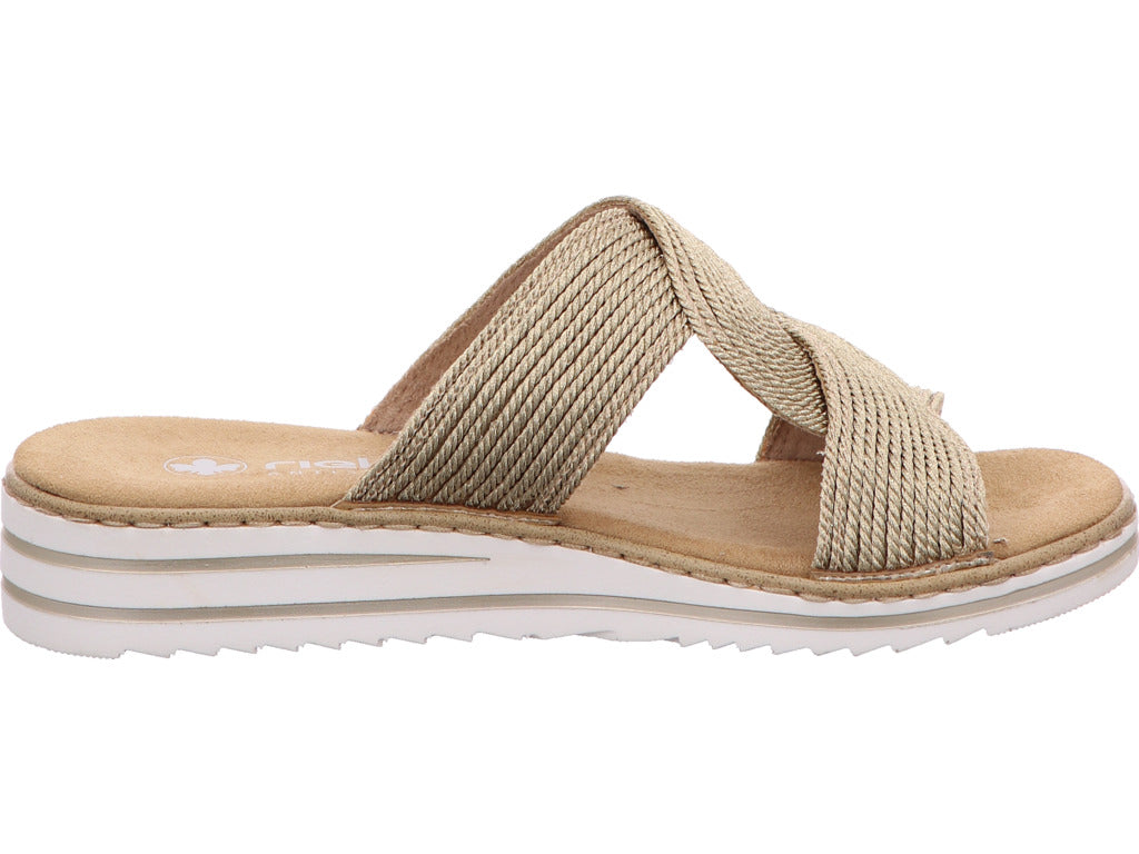 Rieker Damen Pantolette in gold