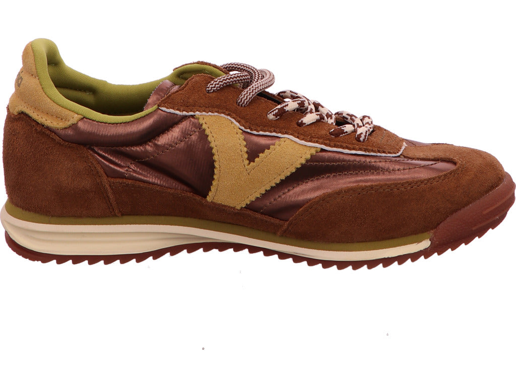 Victoria Damen Sneaker in braun-bunt-kombiniert