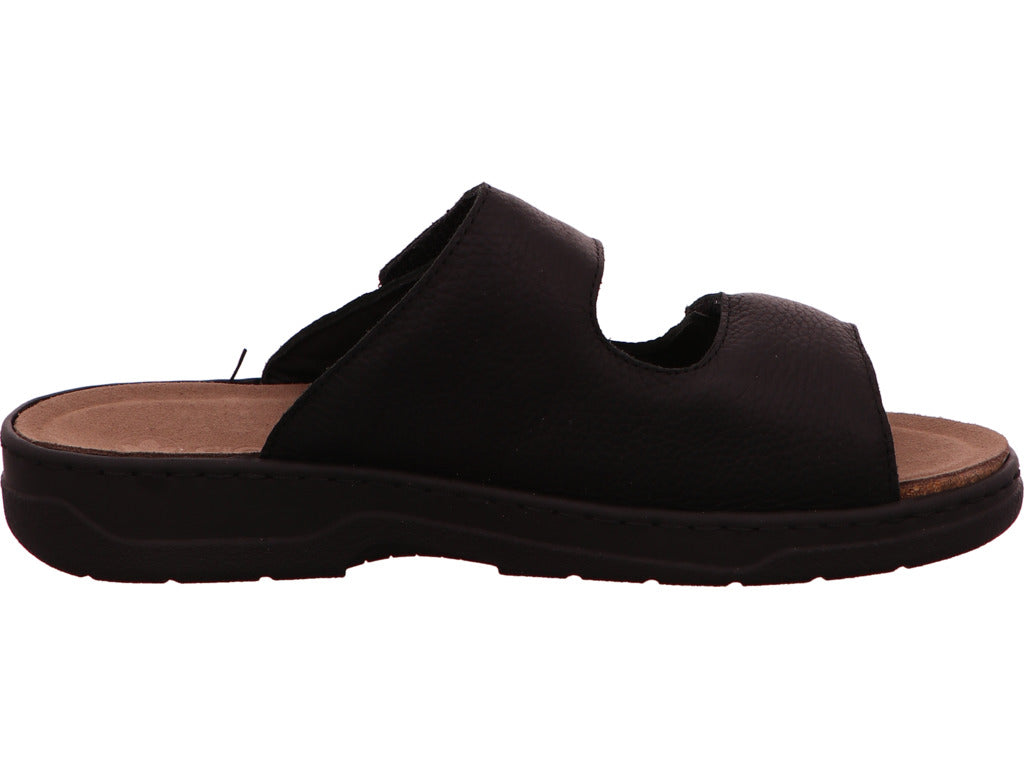 Rieker Herren Pantolette in schwarz