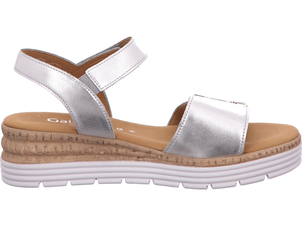 Gabor Comfort Damen Sandalette in silber