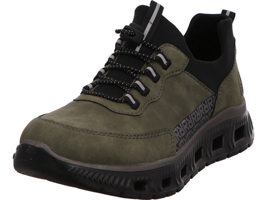 Rieker Damen Sneaker  in grün-bunt-kombiniert