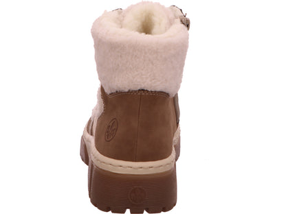 Rieker Damen Stiefel  in braun-bunt-kombiniert