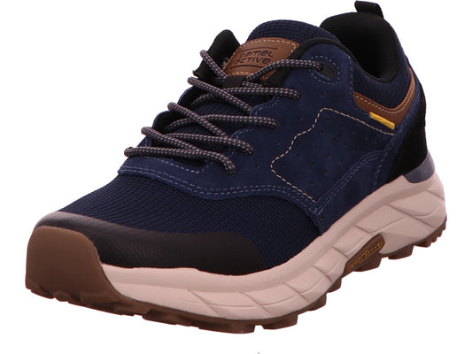 Camel Active herensneakers in een blauw-multicolor combinatie