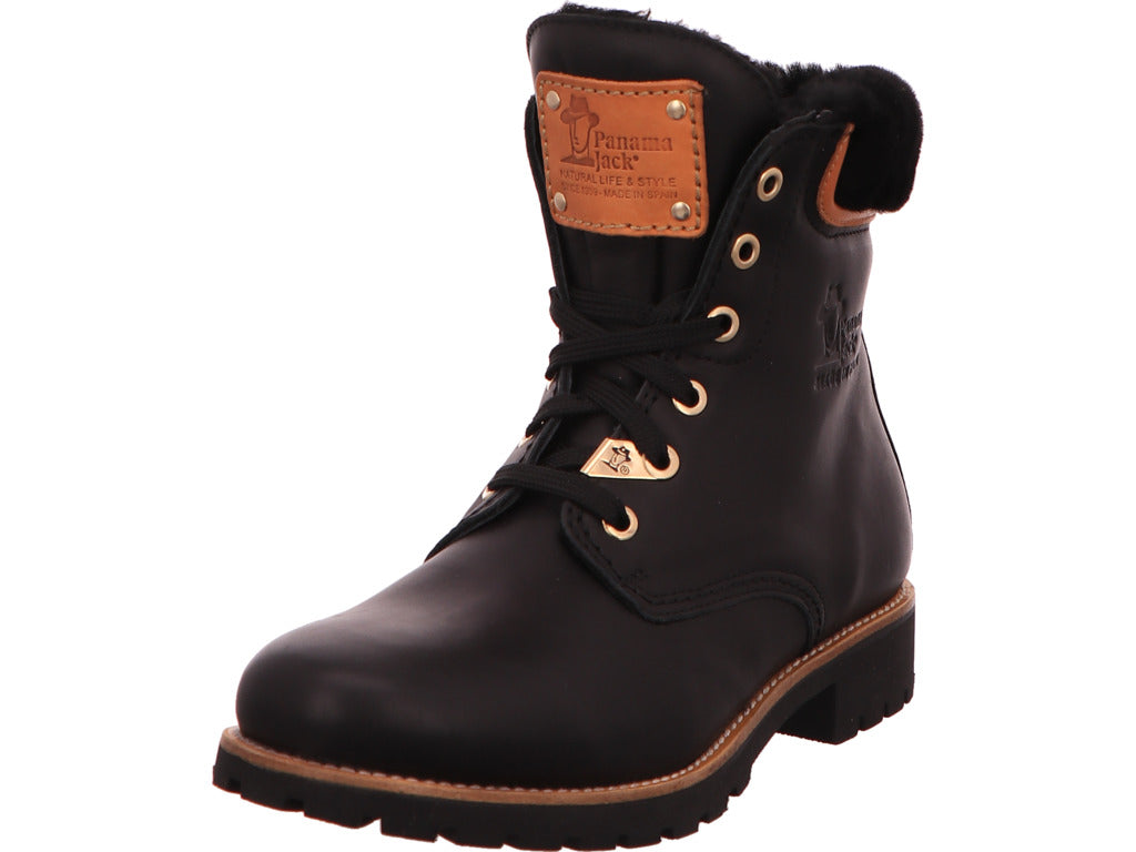 Panama Jack Damen Stiefel Panama 03 Igloo Trav B2 in schwarz