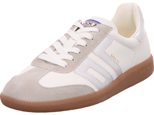 Back 70 damessneakers Cloud in een wit-multicolor combinatie