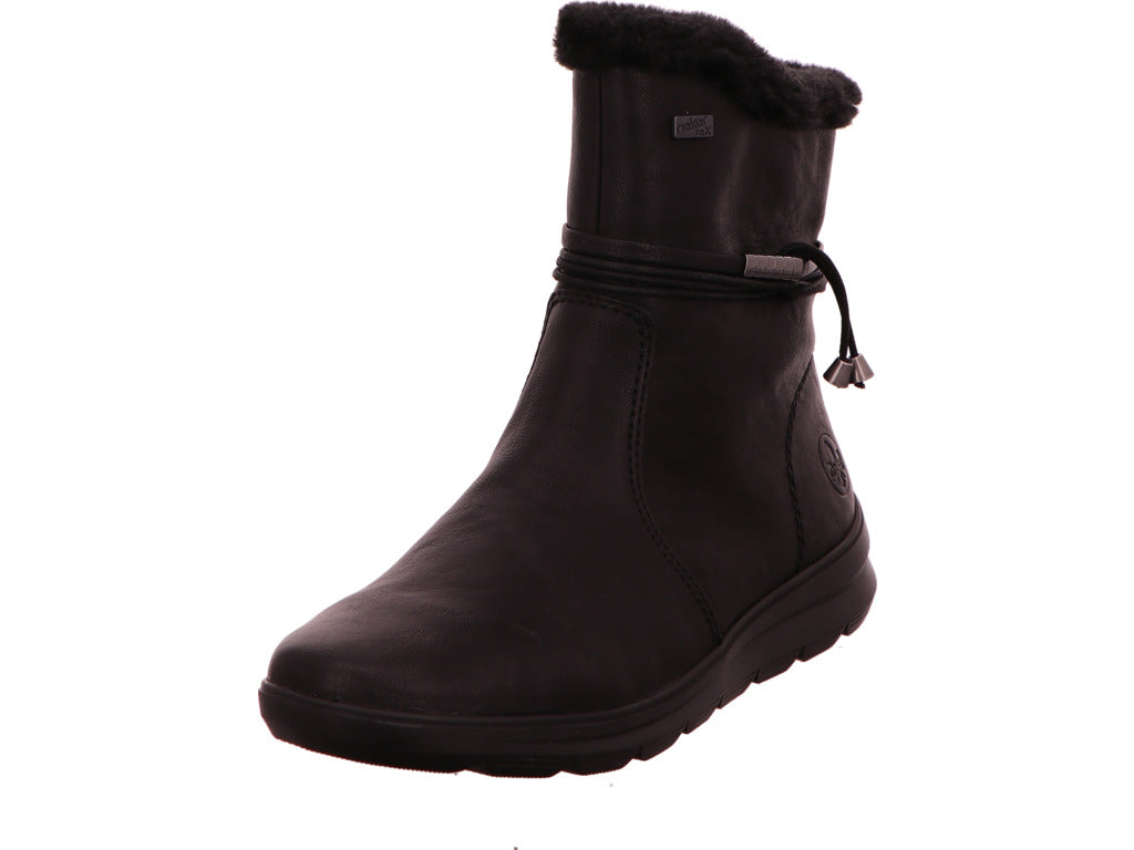 Rieker dameslaarzen in zwart