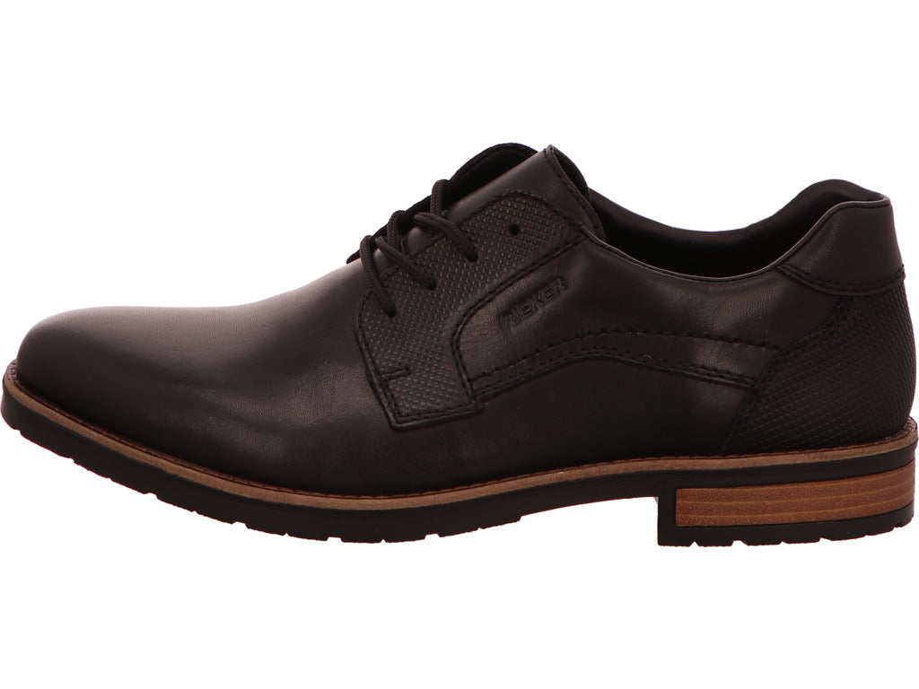 Rieker Herren Schnürschuh  in schwarz