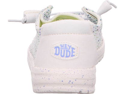 Hey Dude Damen Slipper Wendy Sequin Lace in weiß-bunt-kombiniert