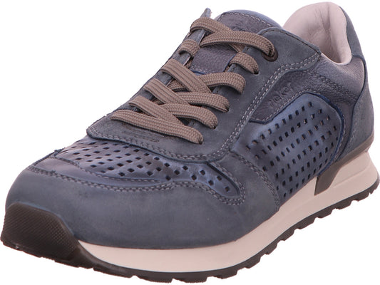 Rieker herensneakers in blauw-gecombineerd