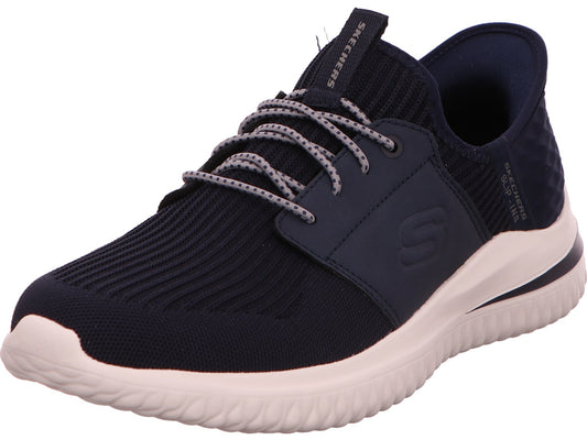 Skechers Delson 3.0 herenslippers - Lavell in donkerblauw