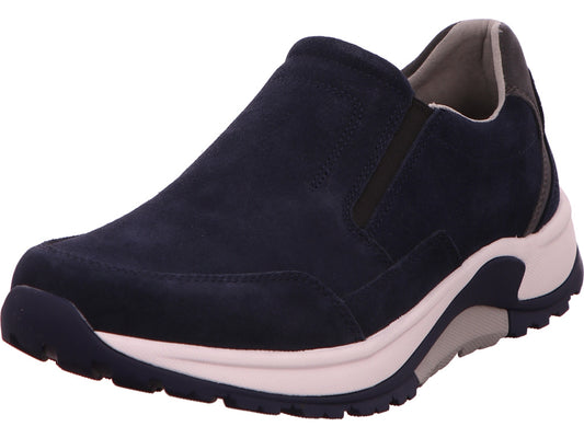 PIUS Gabor Herren Slipper  in blau-bunt-kombiniert