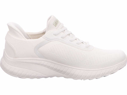 Skechers Damen Sneaker Slip-Ins Bobs Sport Squad Cha in weiß