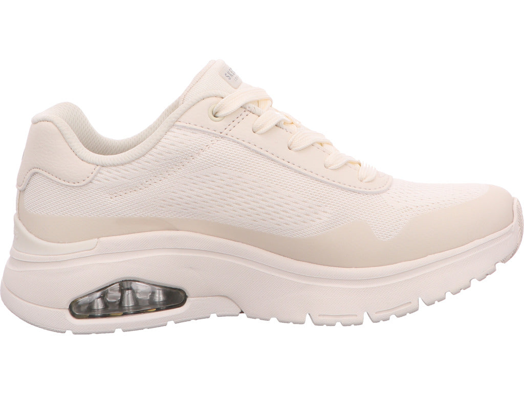 Skechers Uno Flex damessneakers in wit