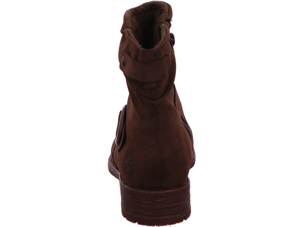 Rieker Damen Stiefel  in dunkelbraun