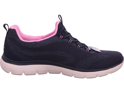 Skechers damessneakers Summits-Diamond Dream in een blauw-multicolor combinatie