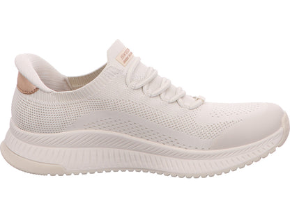 Skechers Damen Sneaker Bobs Squad 4 Dire Step in weiß