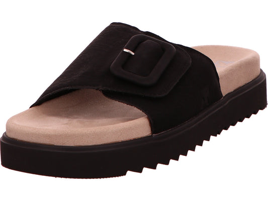 Rieker Damen Pantolette  in schwarz