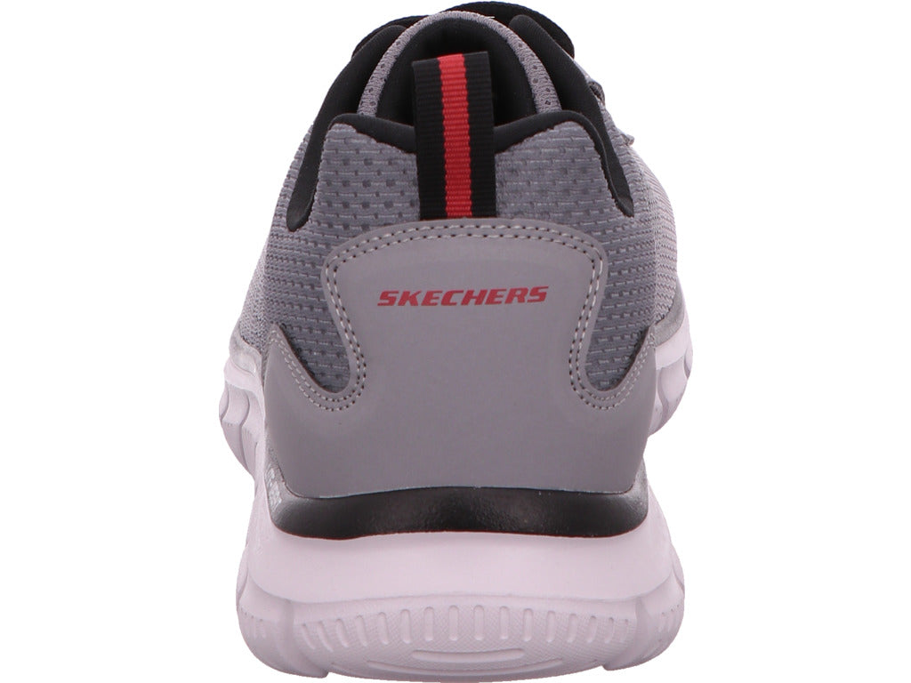 Skechers Ripkent herensneakers in een combinatie van grijs en meerdere kleuren.