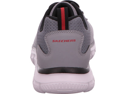 Skechers Ripkent herensneakers in een combinatie van grijs en meerdere kleuren.