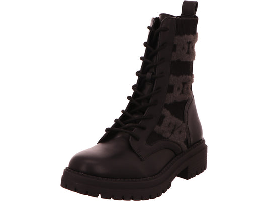 La Strada Damen Stiefel  in schwarz-bunt-kombiniert