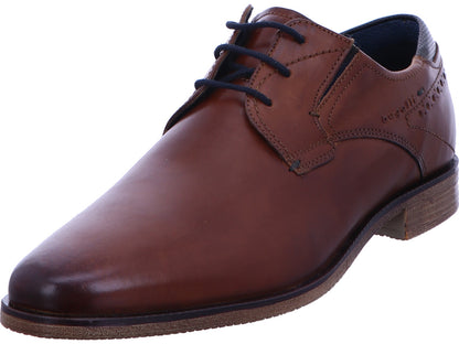 Bugatti Herren Schnürschuh Nicolo Exko in hellbraun