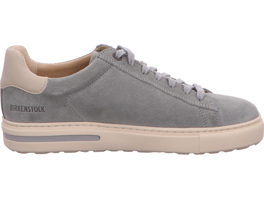 Birkenstock Damen Sneaker Bend Low Cuir in grau-bunt-kombiniert