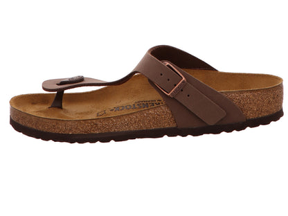 Birkenstock Damen Pantolette Gizeh in dunkelbraun