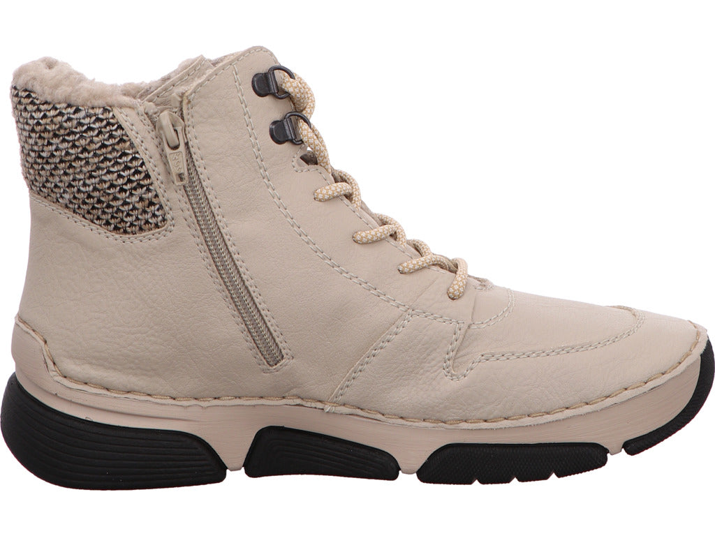 Rieker Damen Stiefel  in weiß-bunt-kombiniert