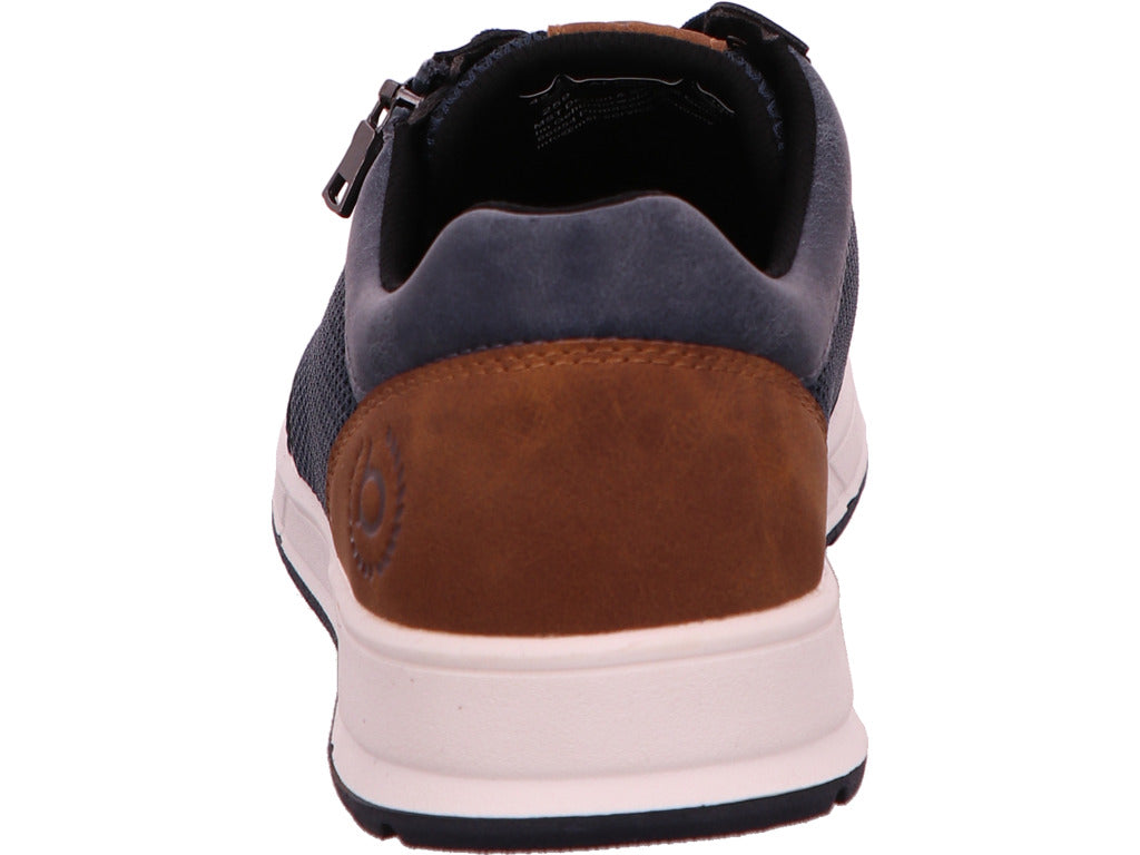 Bugatti Herren Sneaker  in blau-bunt-kombiniert