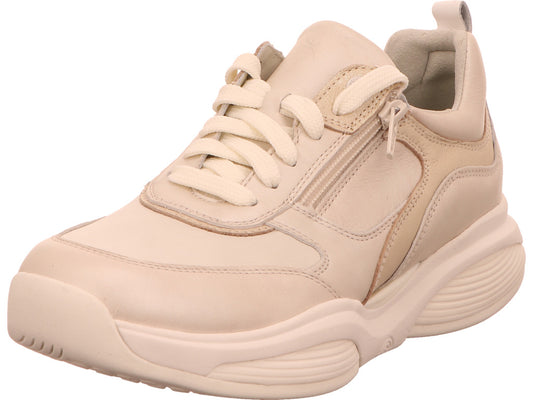 Xsensible damessneakers Grenoble in een zilverkleurige combinatie