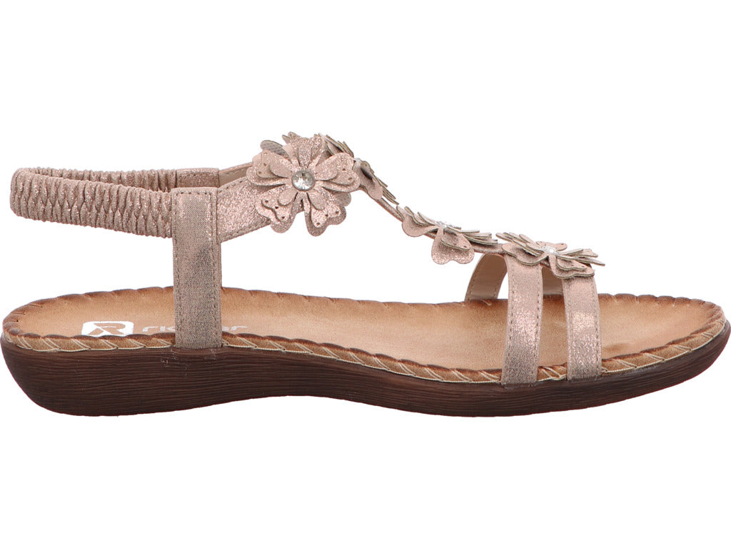 Rieker Damen Sandalette  in gold