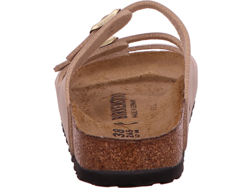 Birkenstock Damen Pantolette Florida in beige