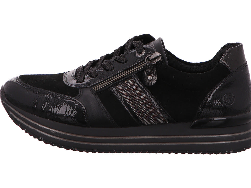 Remonte Damen Sneaker  in schwarz-kombiniert