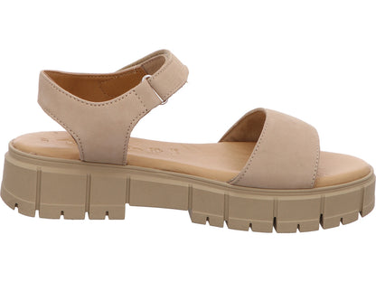 Tamaris Damen Sandalette  in hellbeige