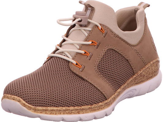 Rieker Damen Sneaker  in braun-bunt-kombiniert