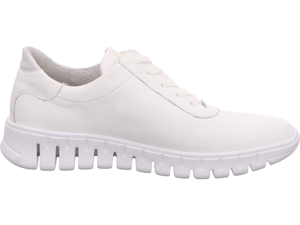 Waldläufer Damen Schnürschuh H-Birdy in weiß-bunt-kombiniert