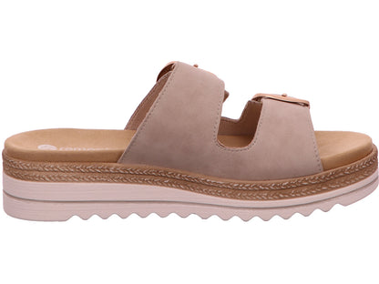 Remonte Damen Pantolette  in hellbeige