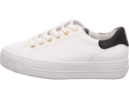 Paul Green Damen Sneaker  in weiß-schwarz-kombiniert