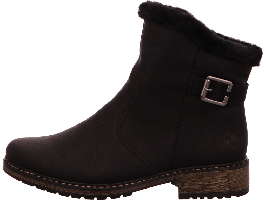 Rieker Damen Stiefel  in schwarz